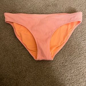 Aerie full coverage coral bikini bottom